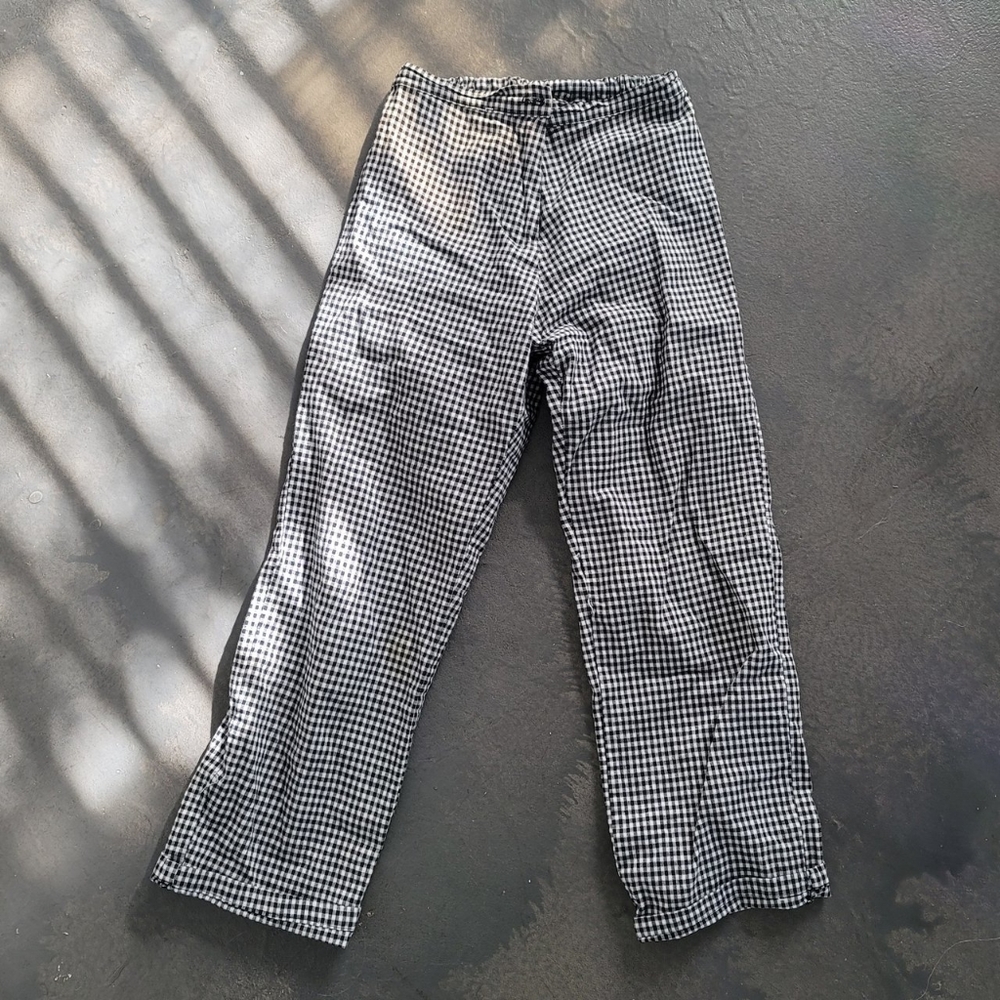 Valfre gingham cropped pants